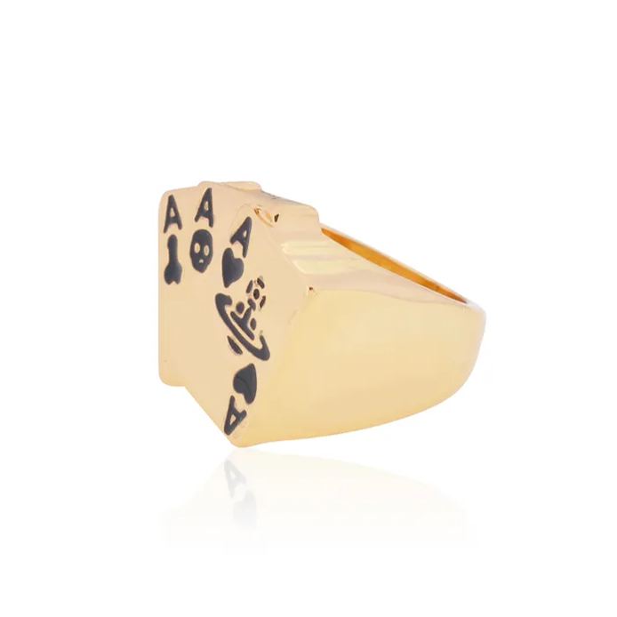 2 Colors Poker Saturn Ring