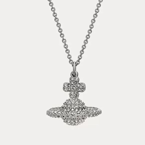 3 Colors GRACE Full Diamonds ORB Necklace