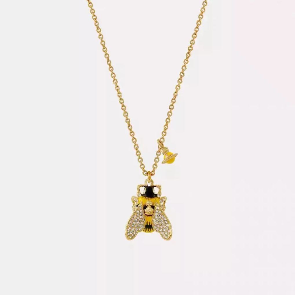 BUMBLE Bee Saturn Necklace
