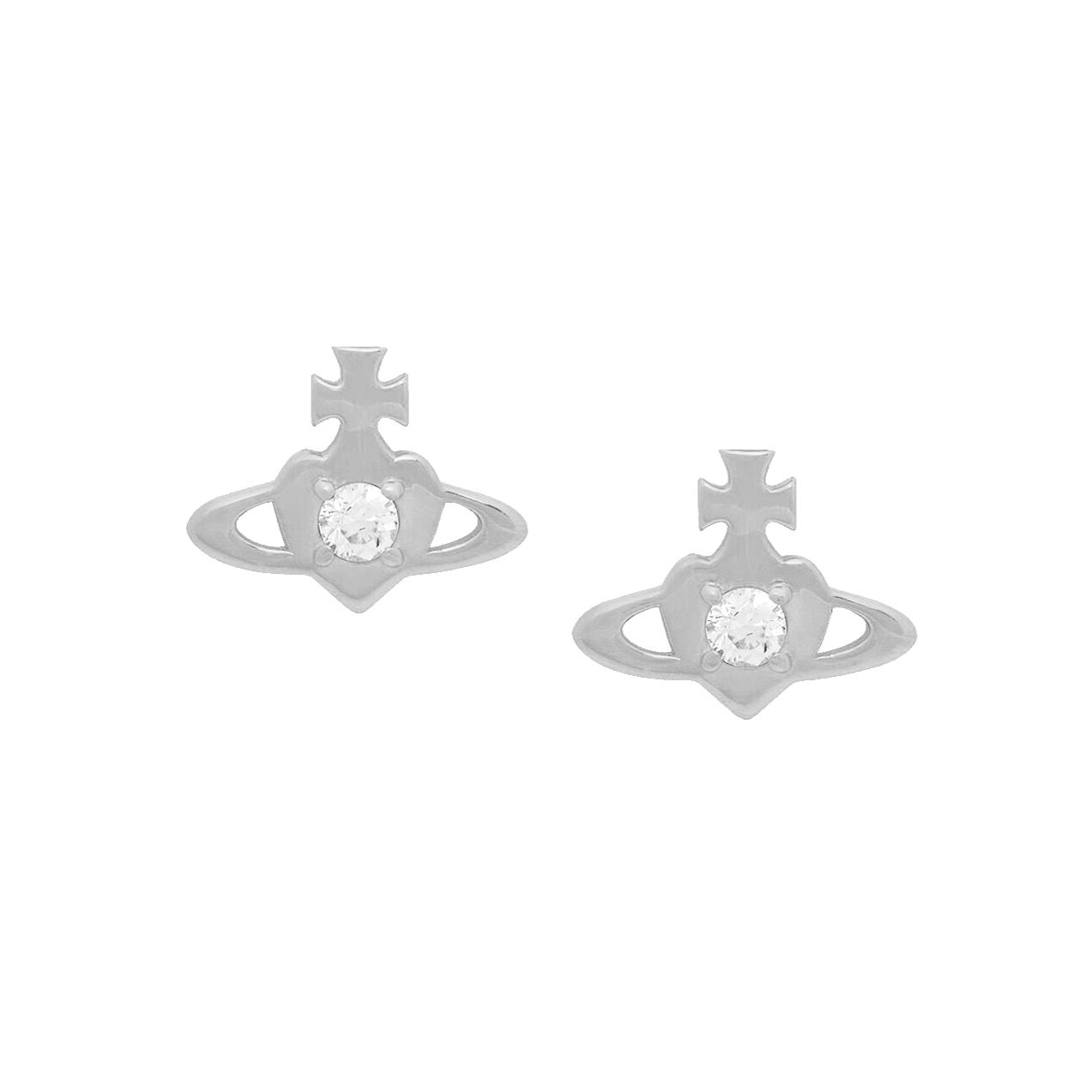 2 Colors NOELLA Heart Saturn Earrings