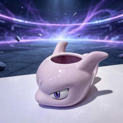 Mindshift lavender sculpted ceramic mug, product view 1