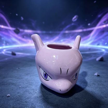 Mindshift lavender sculpted ceramic mug, product view 2