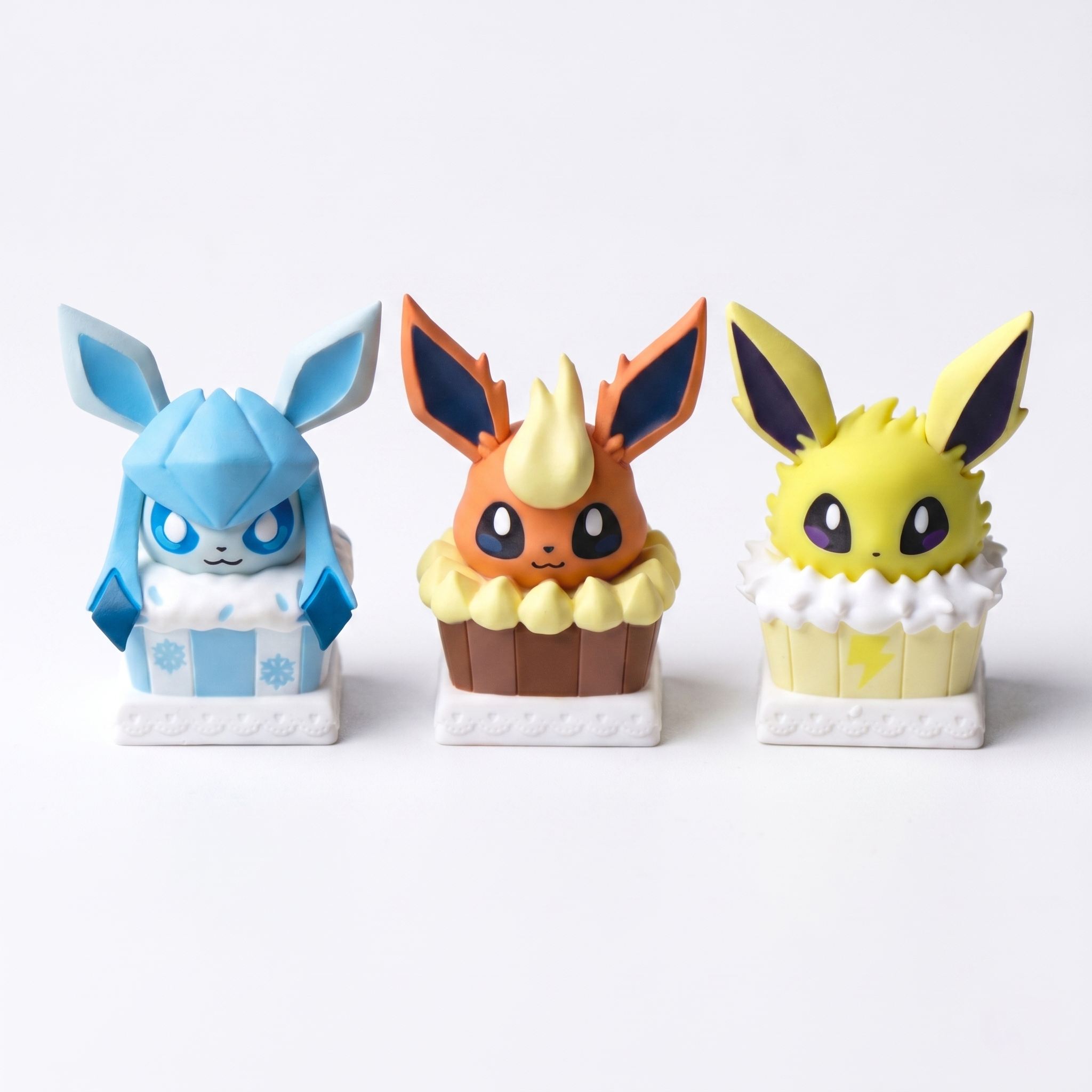 Sweet Scoops: Eeveelution Ice Cream Artisan Keycap Collection