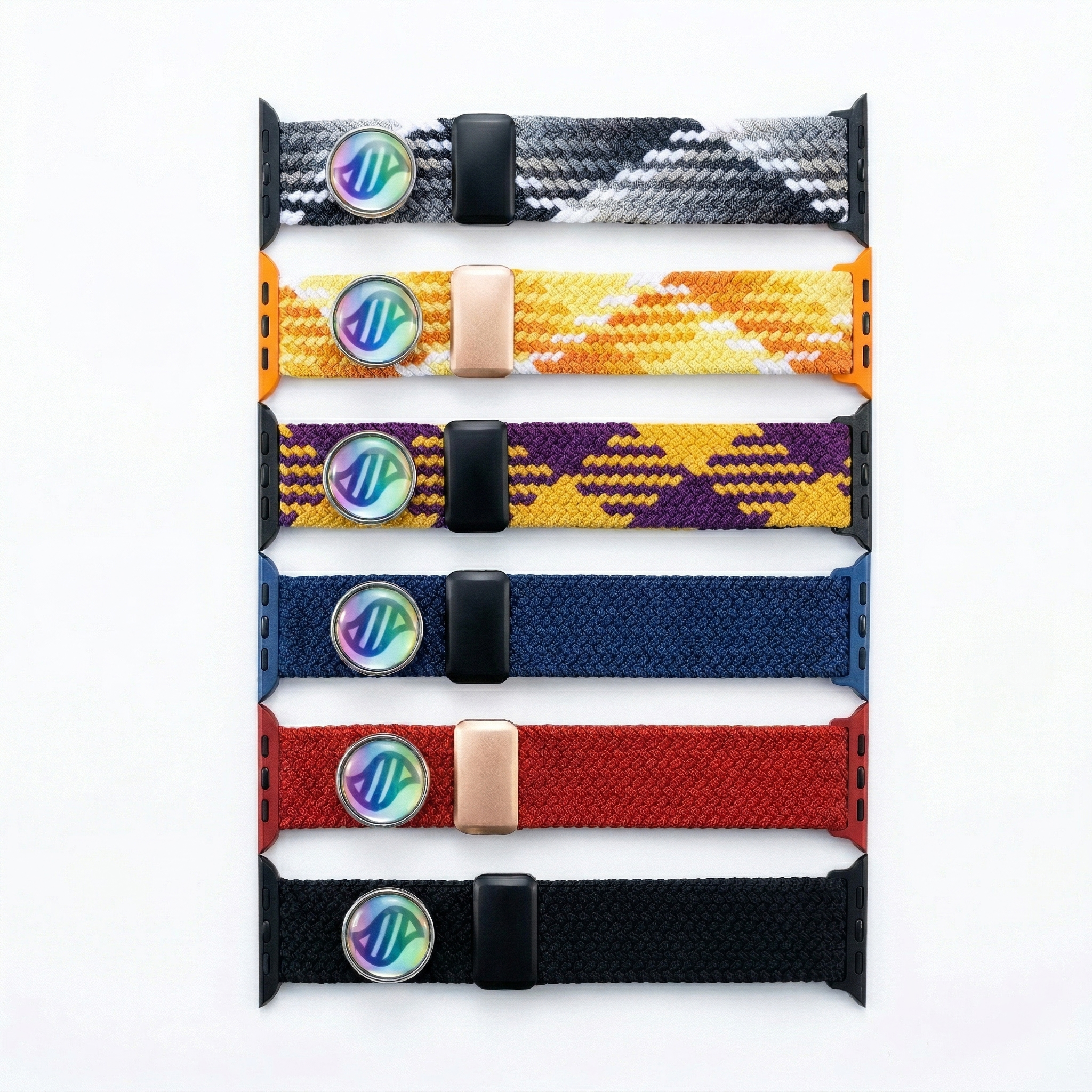 Mega Charm Adjustable Braided Watch Band for Smart Watch