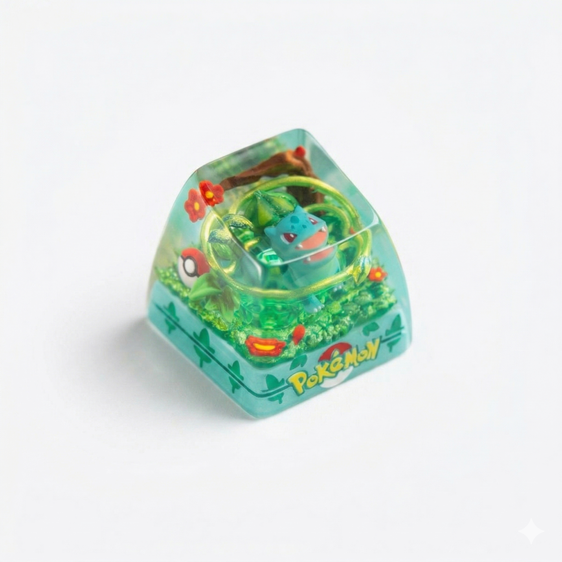 Handcrafted Dioramon Artisan Keycap | Crystal Resin Diorama Series