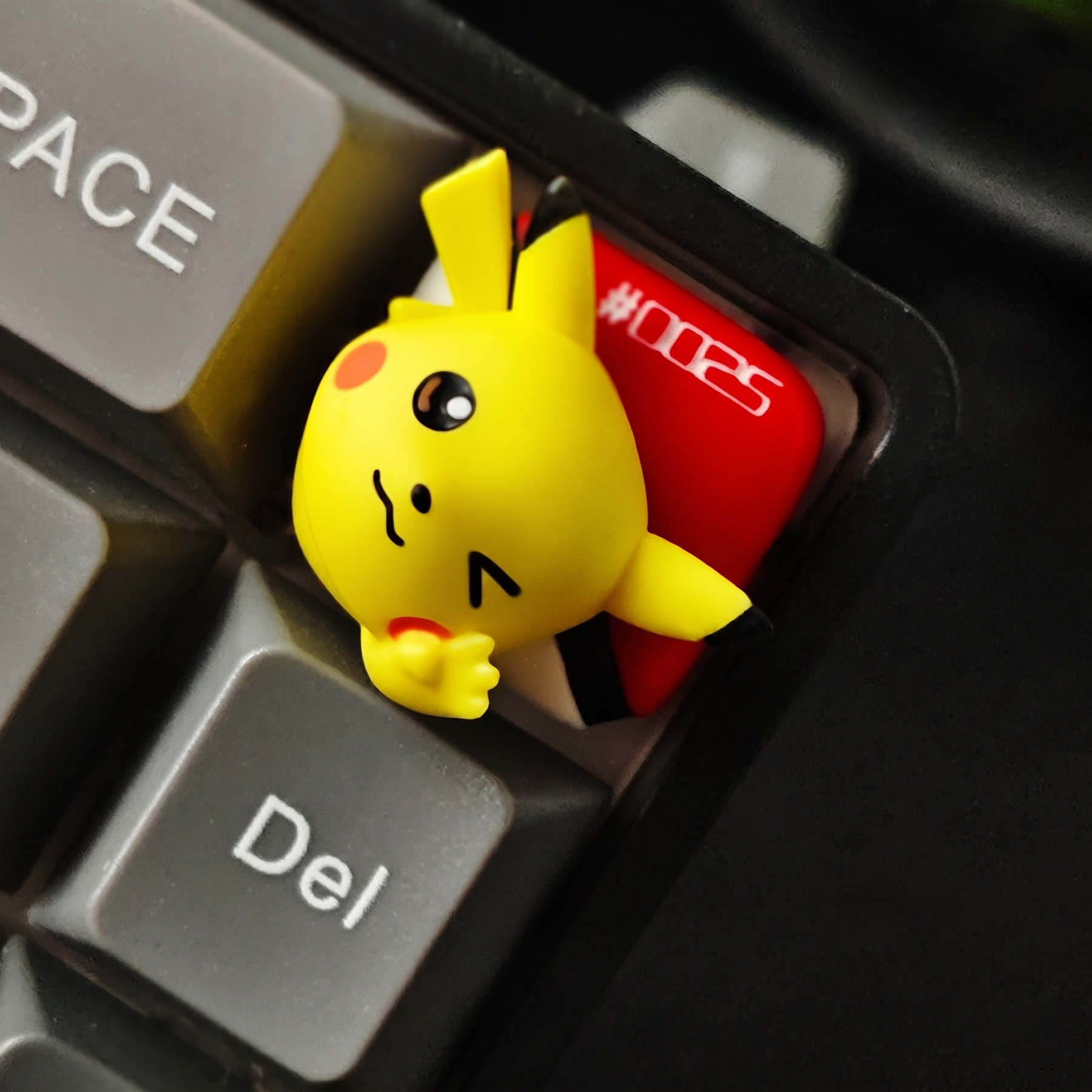 Retro Monster 3D Custom Keycaps - Kawaii Desk Setup & Gaming Gift