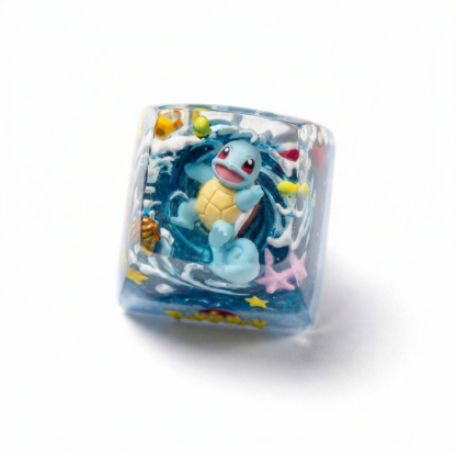 Handcrafted Dioramon Artisan Keycap | Crystal Resin Diorama Series
