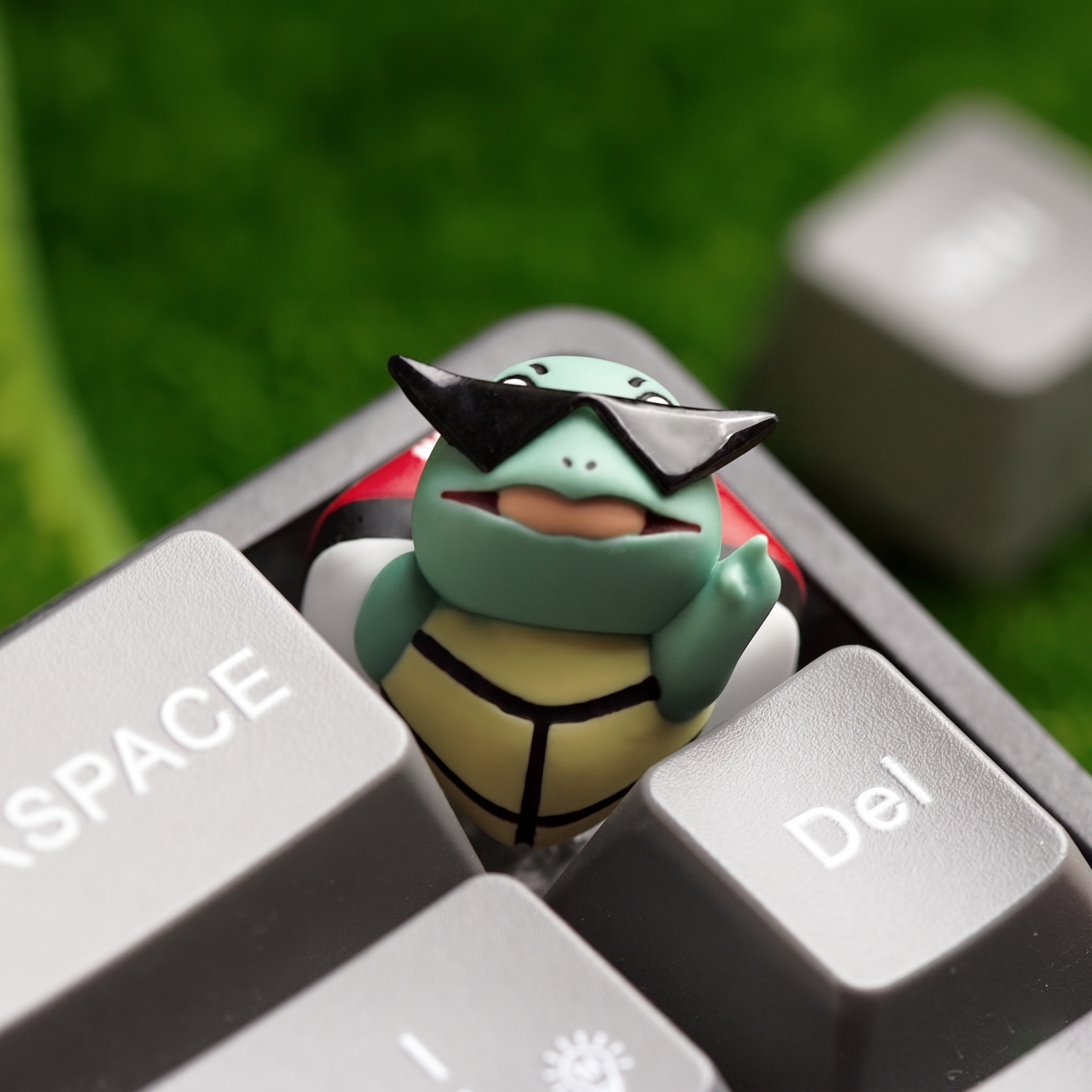 Retro Monster 3D Custom Keycaps - Kawaii Desk Setup & Gaming Gift