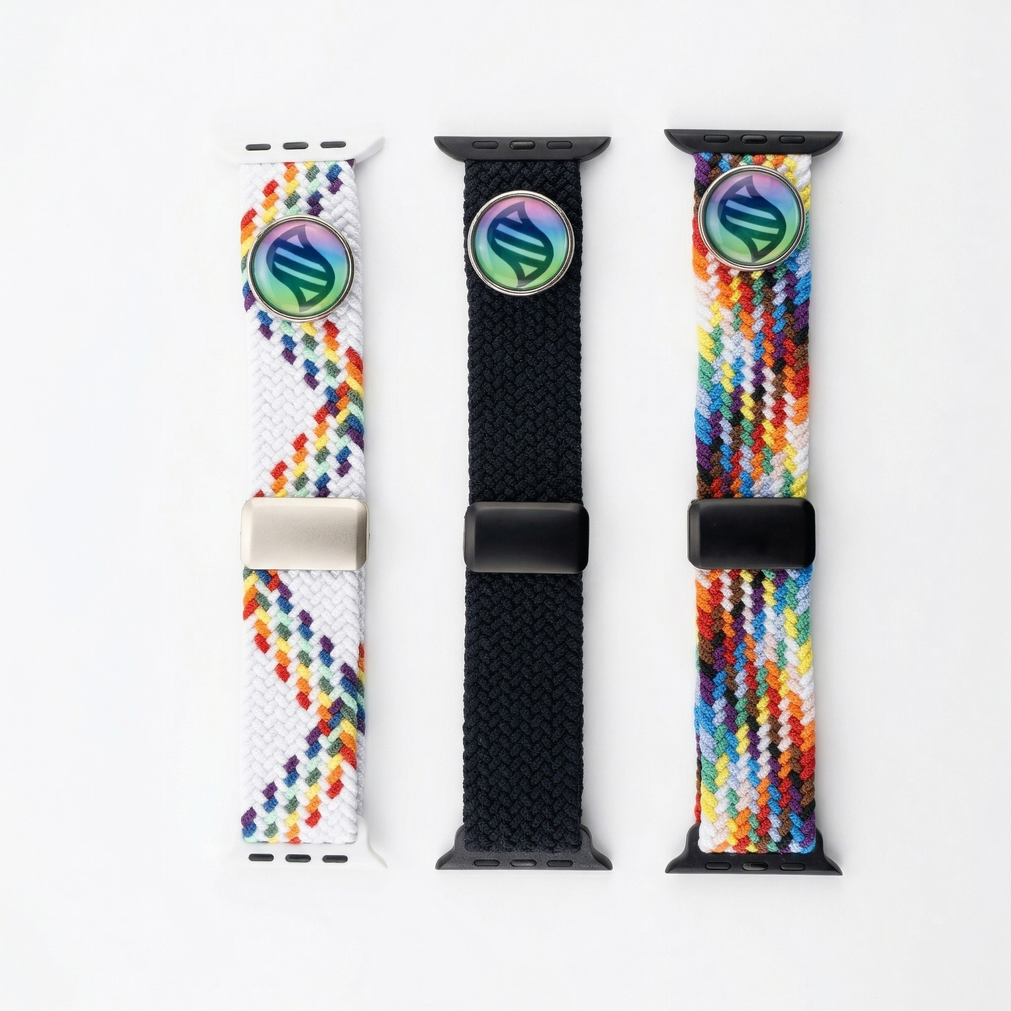 Mega Charm Adjustable Braided Watch Band for Smart Watch