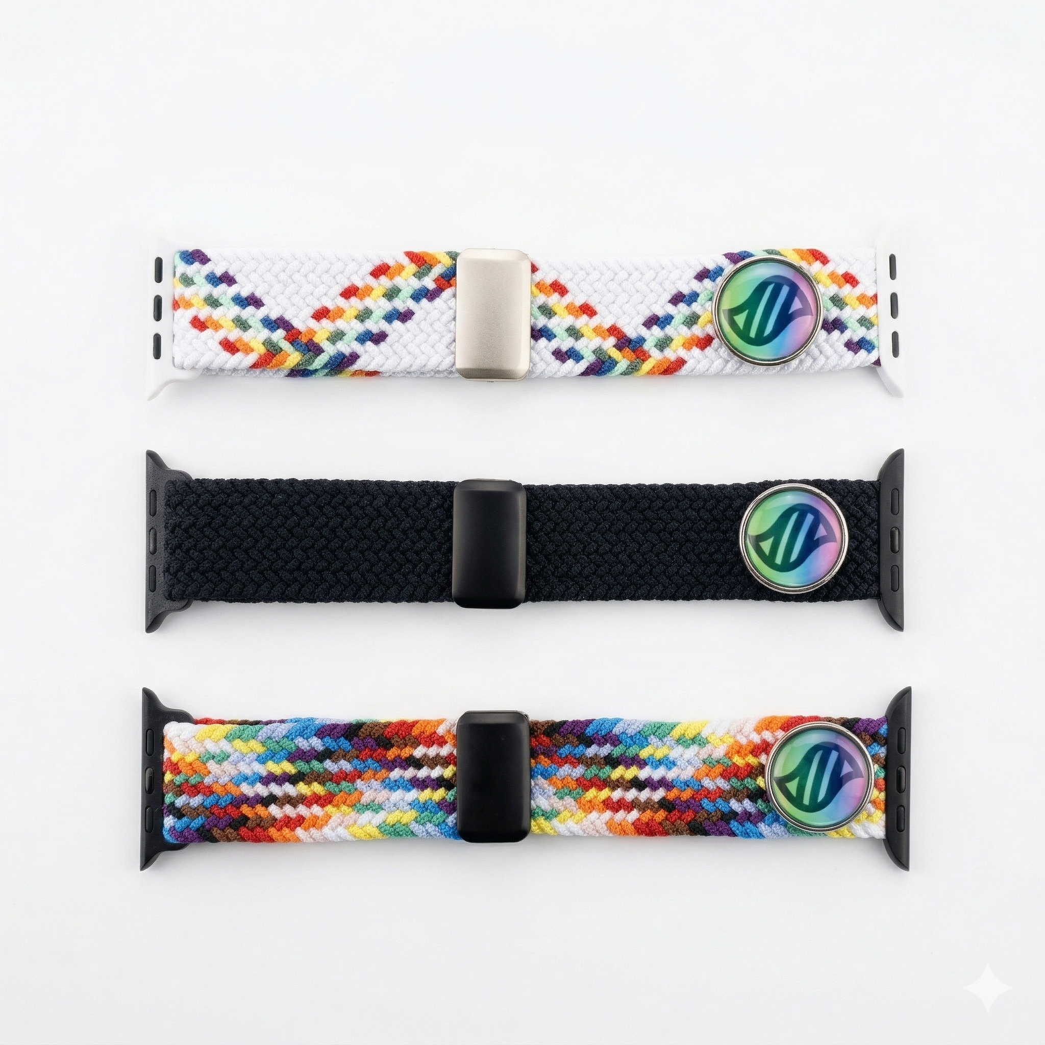 Mega Charm Adjustable Braided Watch Band for Smart Watch