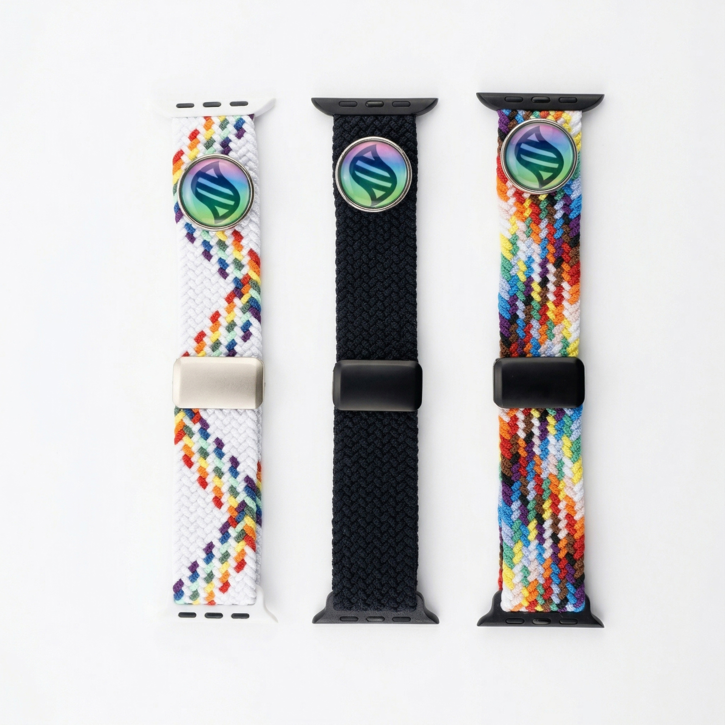 Mega Charm Adjustable Braided Watch Band for Smart Watch