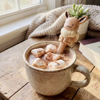 Fluffy-Neck Fox Spoon