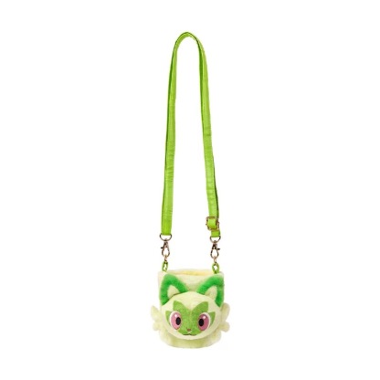 Kawaii Plush Crossbody Drink Carrier with Strap