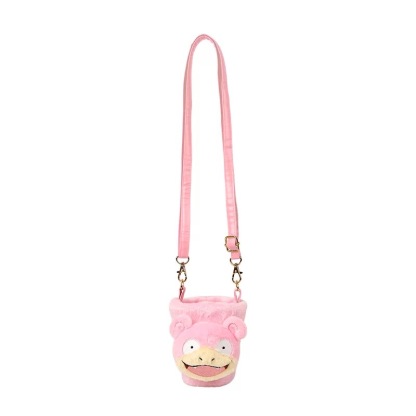Kawaii Plush Crossbody Drink Carrier with Strap