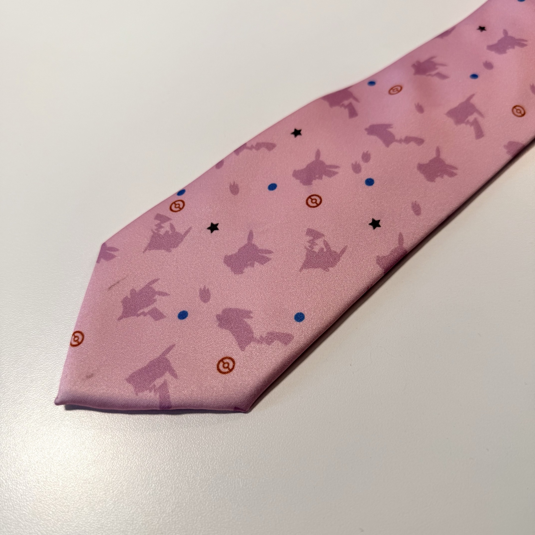 Purple Fashion Tie Necktie Pink