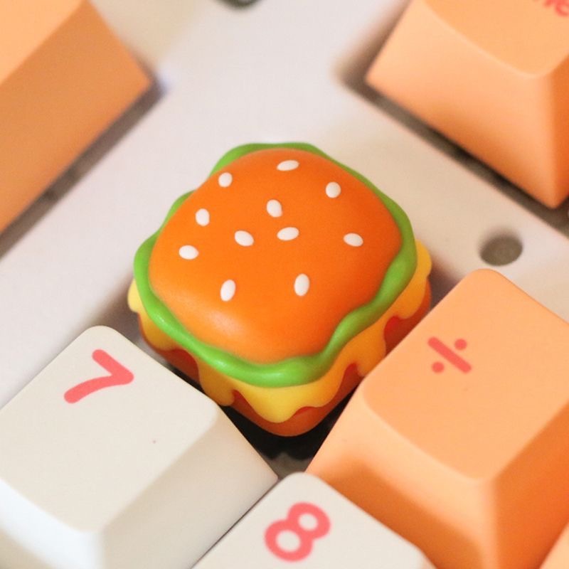 Tiny Crave Cheeseburger Keycap