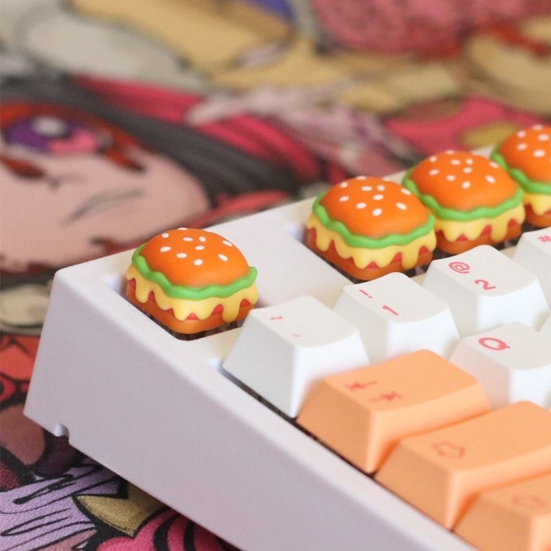 Tiny Crave Cheeseburger Keycap