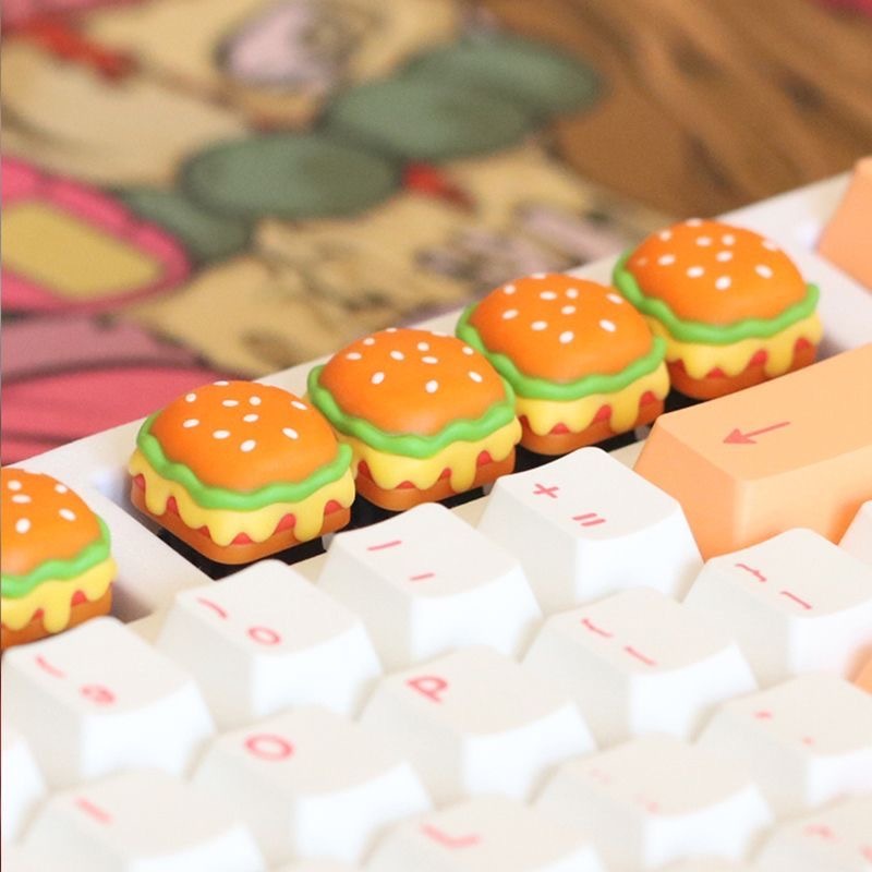 Tiny Crave Cheeseburger Keycap