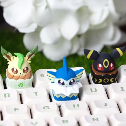 Sweet Eeveelution Ice Cream Artisan Keycap Collection