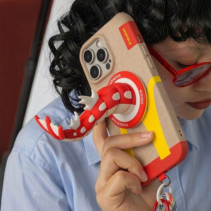 Tidal Dragon Tail Magnetic Phone Stand & Bag Charm