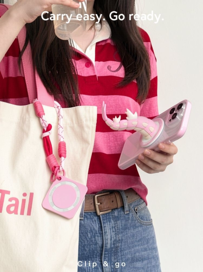 Tidal Dragon Tail Magnetic Phone Stand & Bag Charm
