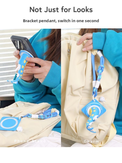 Tidal Dragon Tail Magnetic Phone Stand & Bag Charm