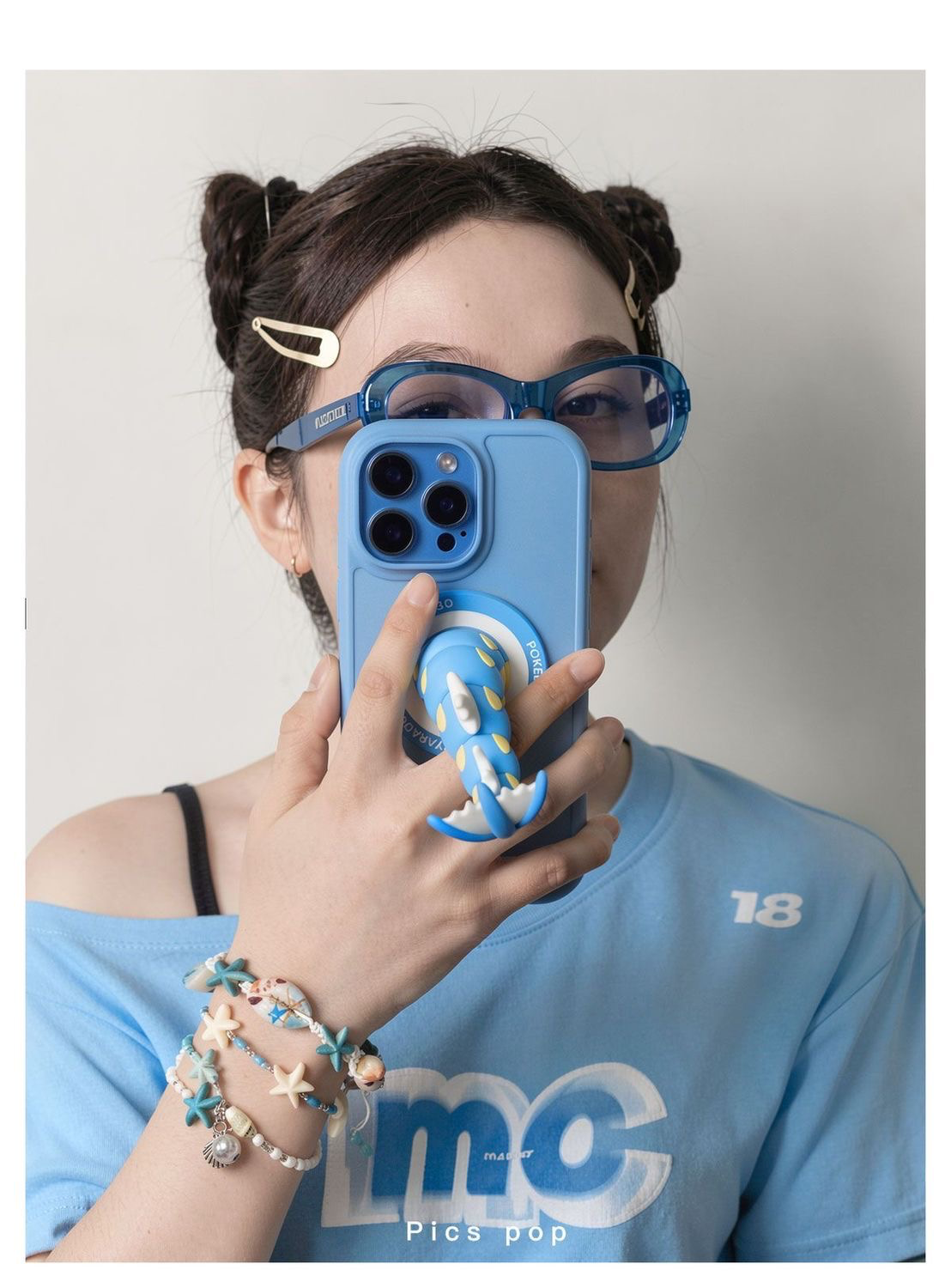 Tidal Dragon Tail Magnetic Phone Stand & Bag Charm