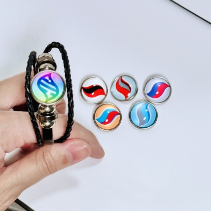 Mega Bracelet With Replaceable Stones Combination