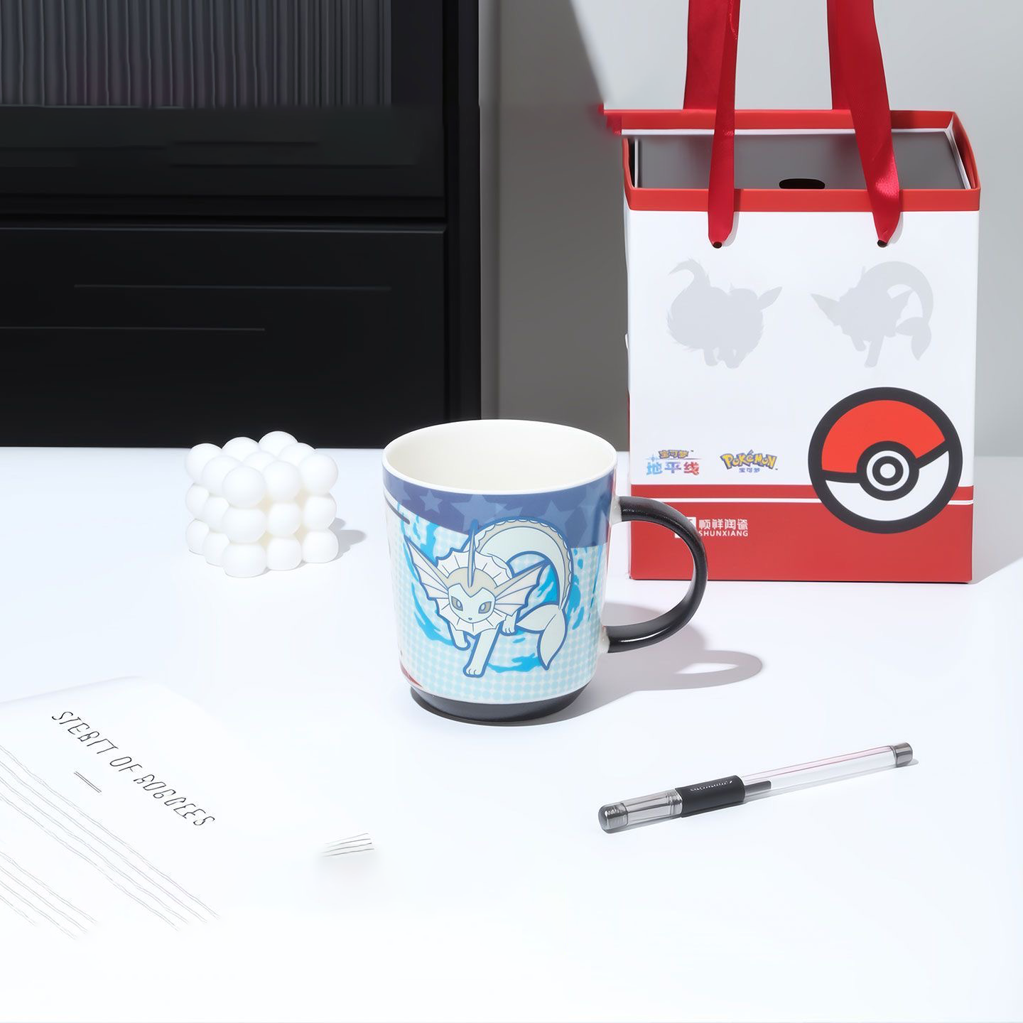 Dual-State Elemental Evolution Fox Color-Changing Ceramic Mug (18oz)