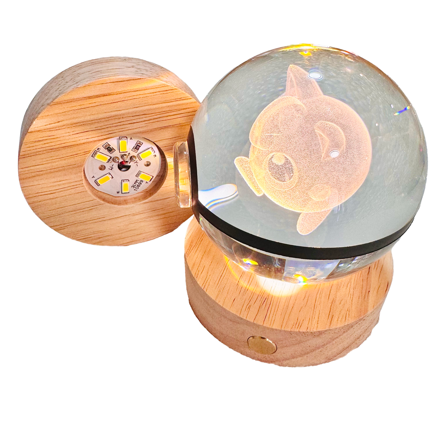 Crystal Ball Display Lighting Base