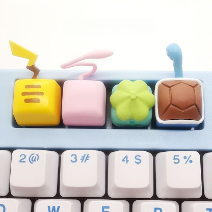 3D Anime Tail Keycaps Series