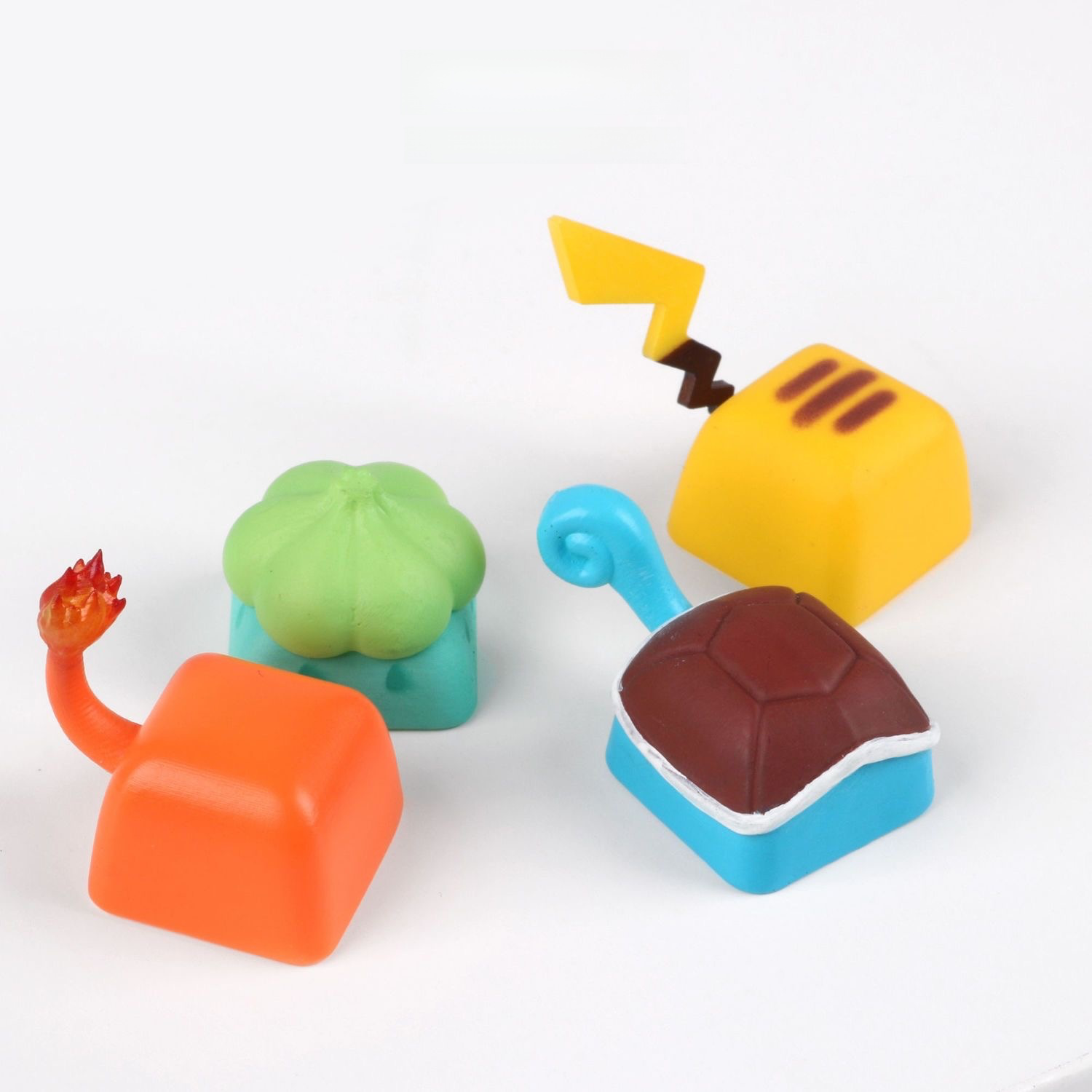 3D Anime Tail Keycaps Series