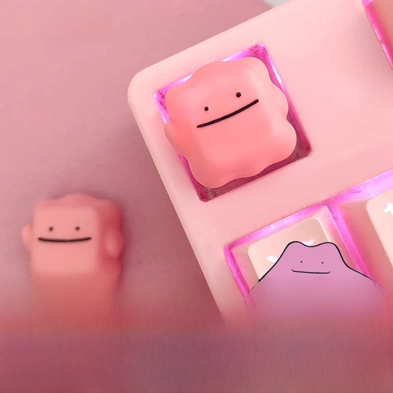 3D Anime Tail Keycaps Series