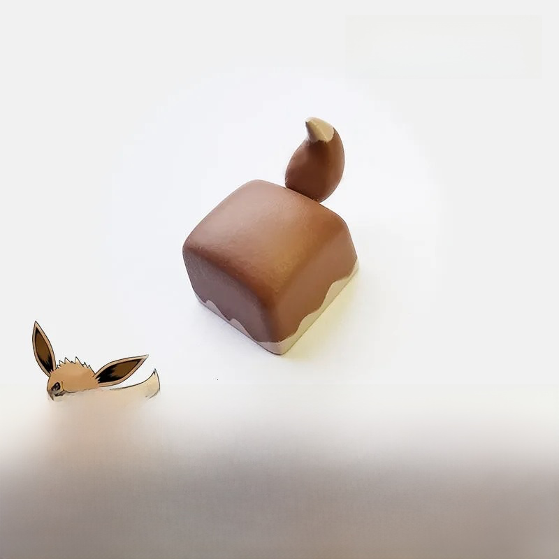 3D Anime Tail Keycaps Series
