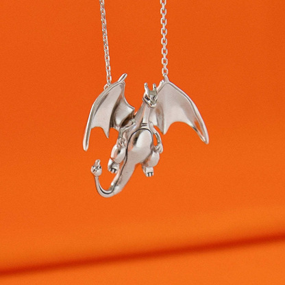 Dragon Silver Necklace