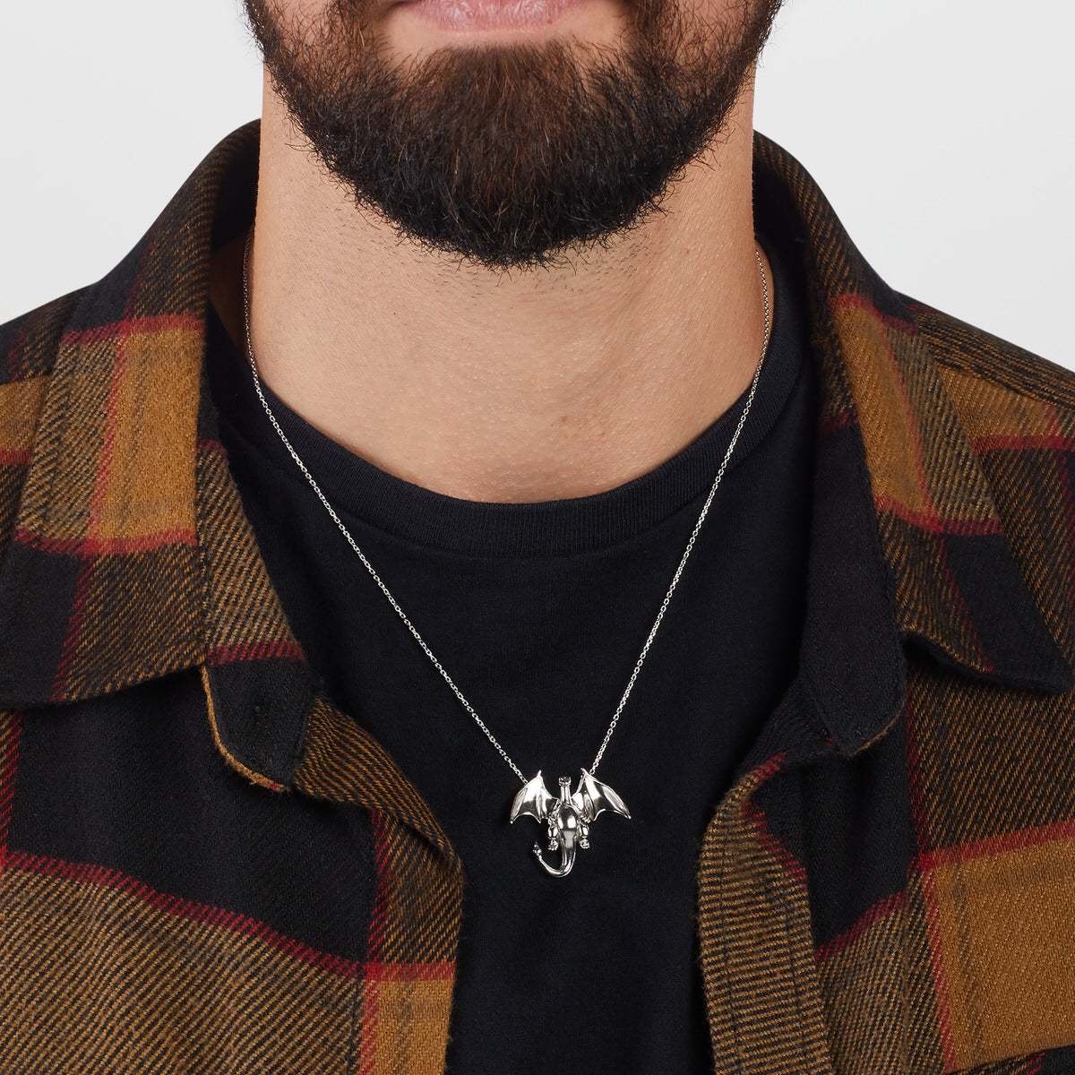 Dragon Silver Necklace