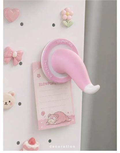 Lazy Pink Tail Magnetic Phone Stand & Bag Charm