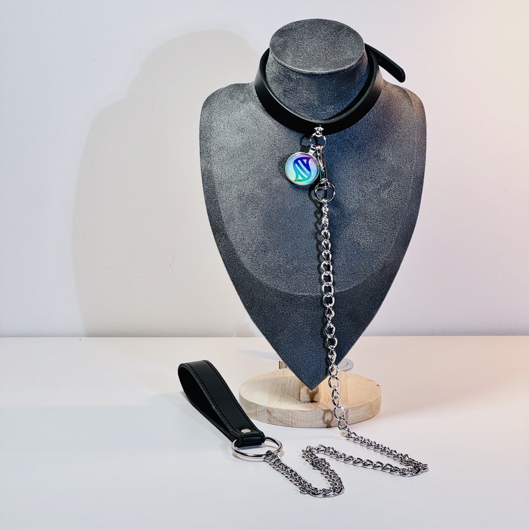 Mega Handmade Adjustable Long Chain Collar