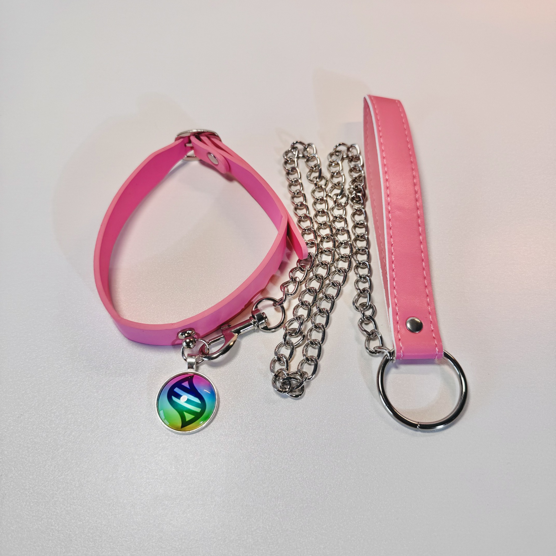 Mega Handmade Adjustable Long Chain Collar