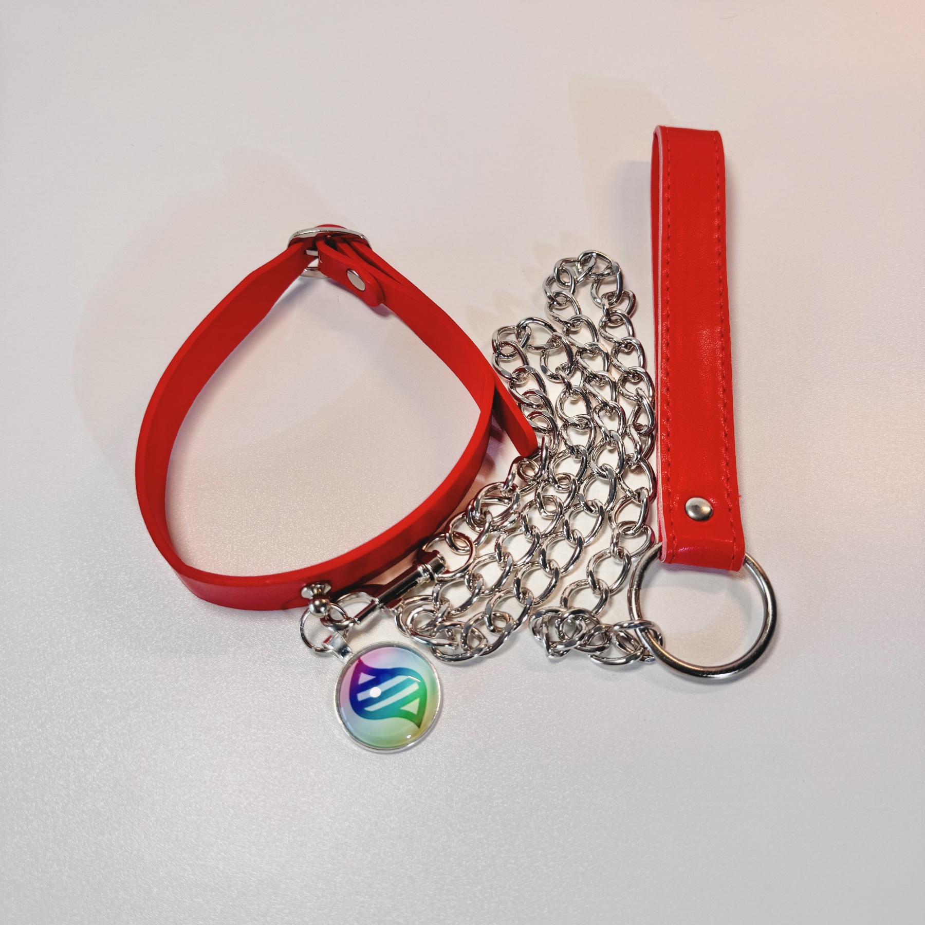Mega Handmade Adjustable Long Chain Collar