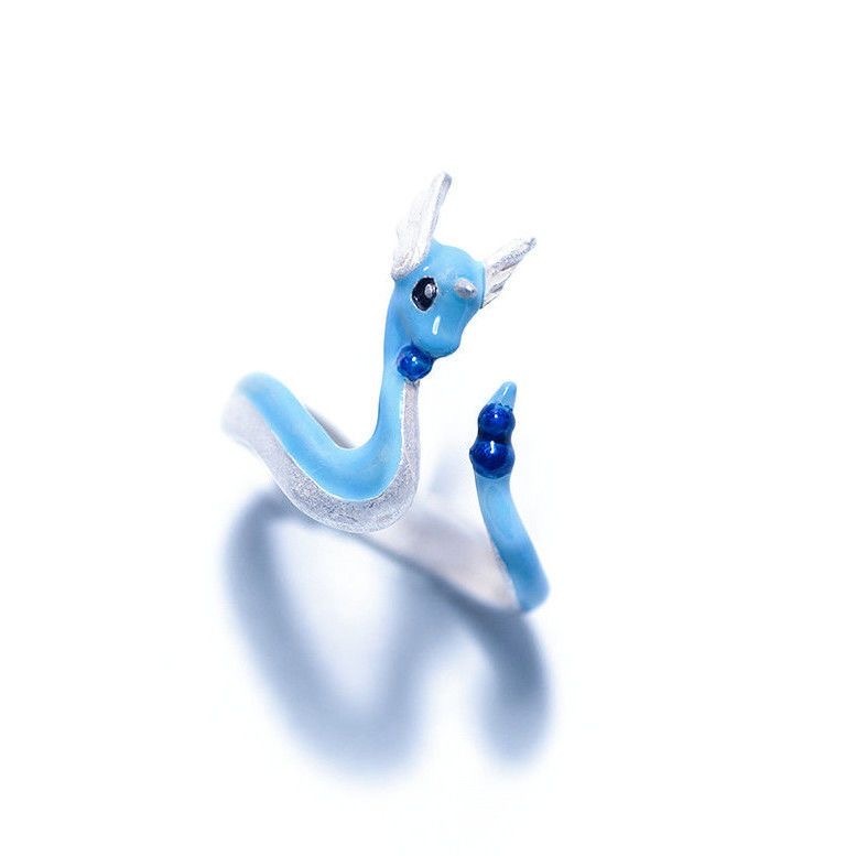 Blue Dragon Cute Ring