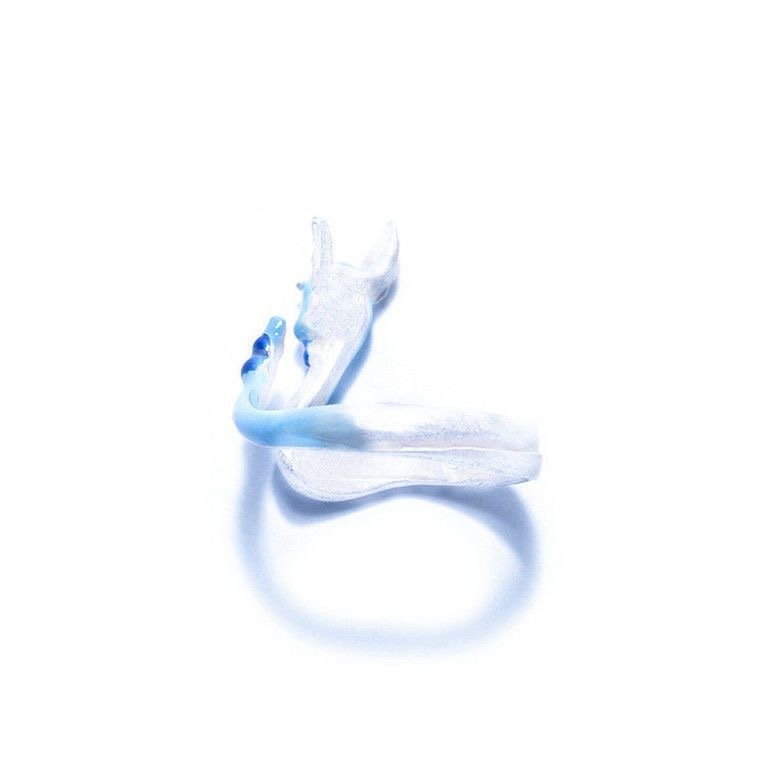 Blue Dragon Cute Ring