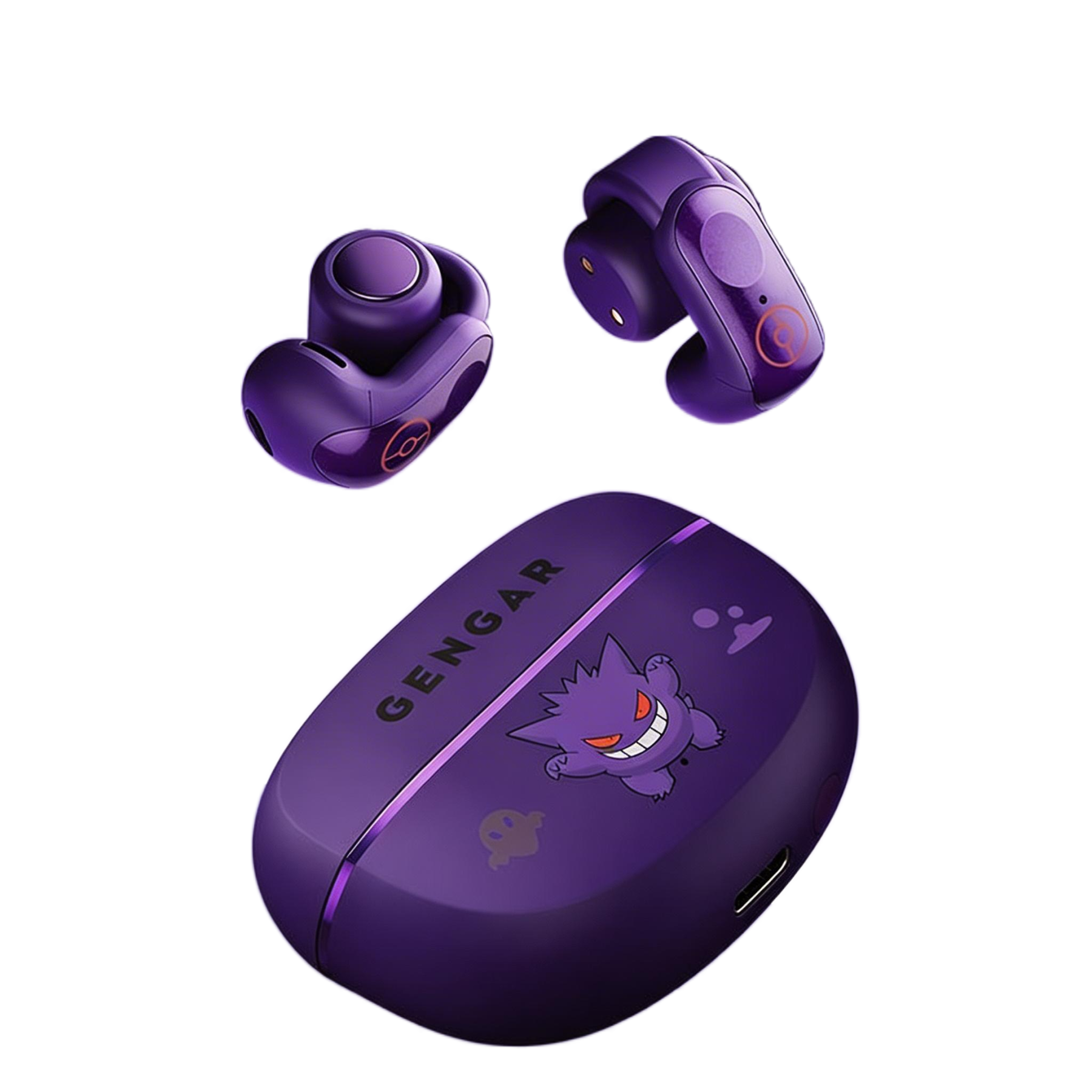 Purple Ghost Bone-Conduction Style Buds