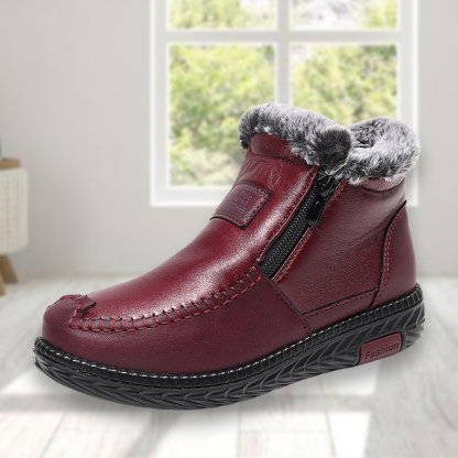 Zapatos cálidos de lana de invierno para mujer
