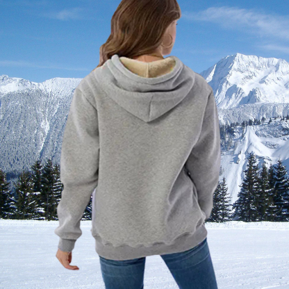 Sudadera polar de invierno mujer