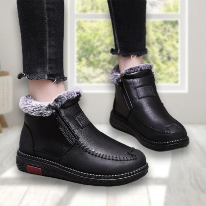 Zapatos cálidos de lana de invierno para mujer