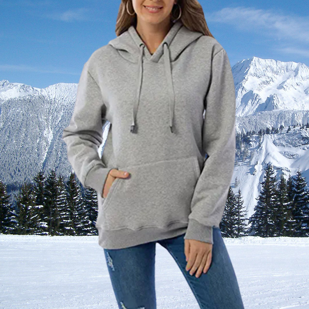 Sudadera polar de invierno mujer