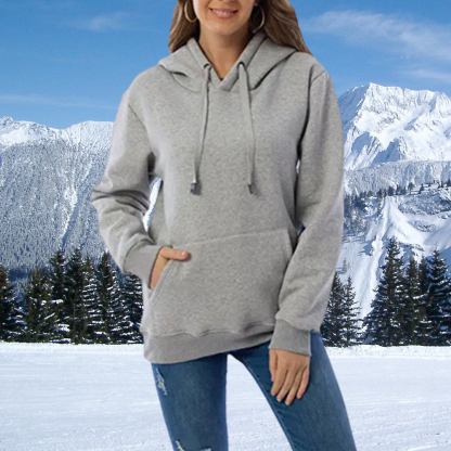 Sudadera polar de invierno mujer