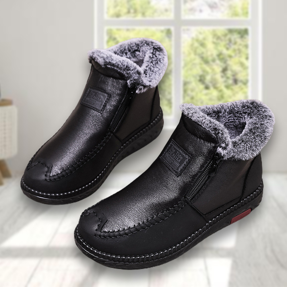 Zapatos cálidos de lana de invierno para mujer