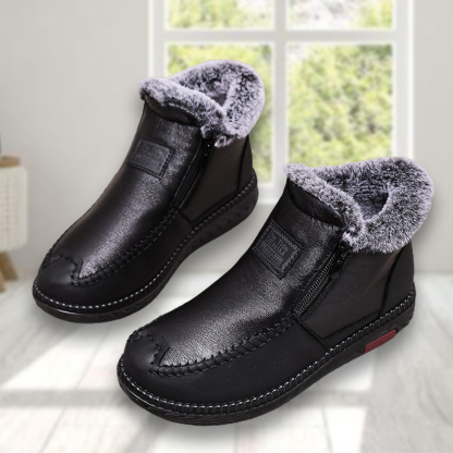 Zapatos cálidos de lana de invierno para mujer